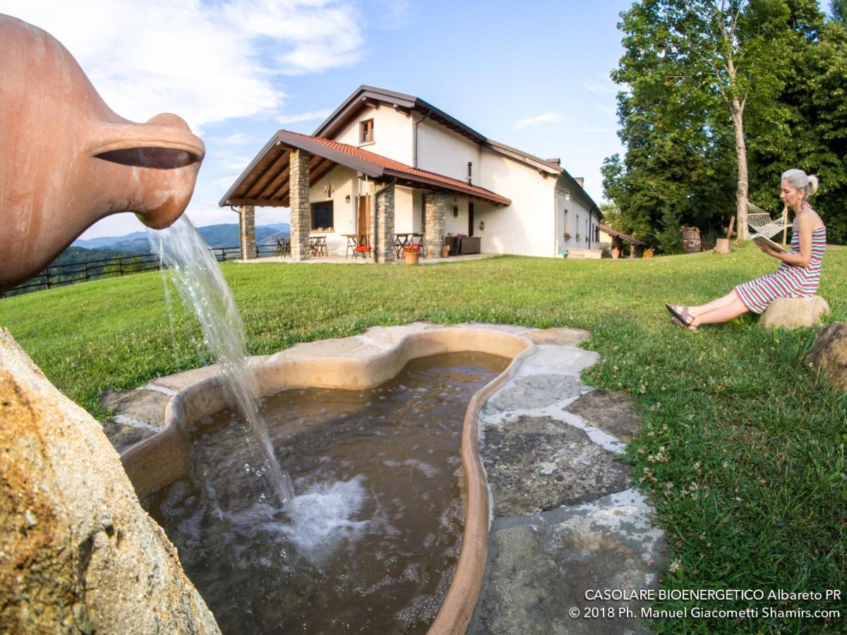 Il Casolare Bioenergetico Bed & Breakfast Albareto  Bagian luar foto