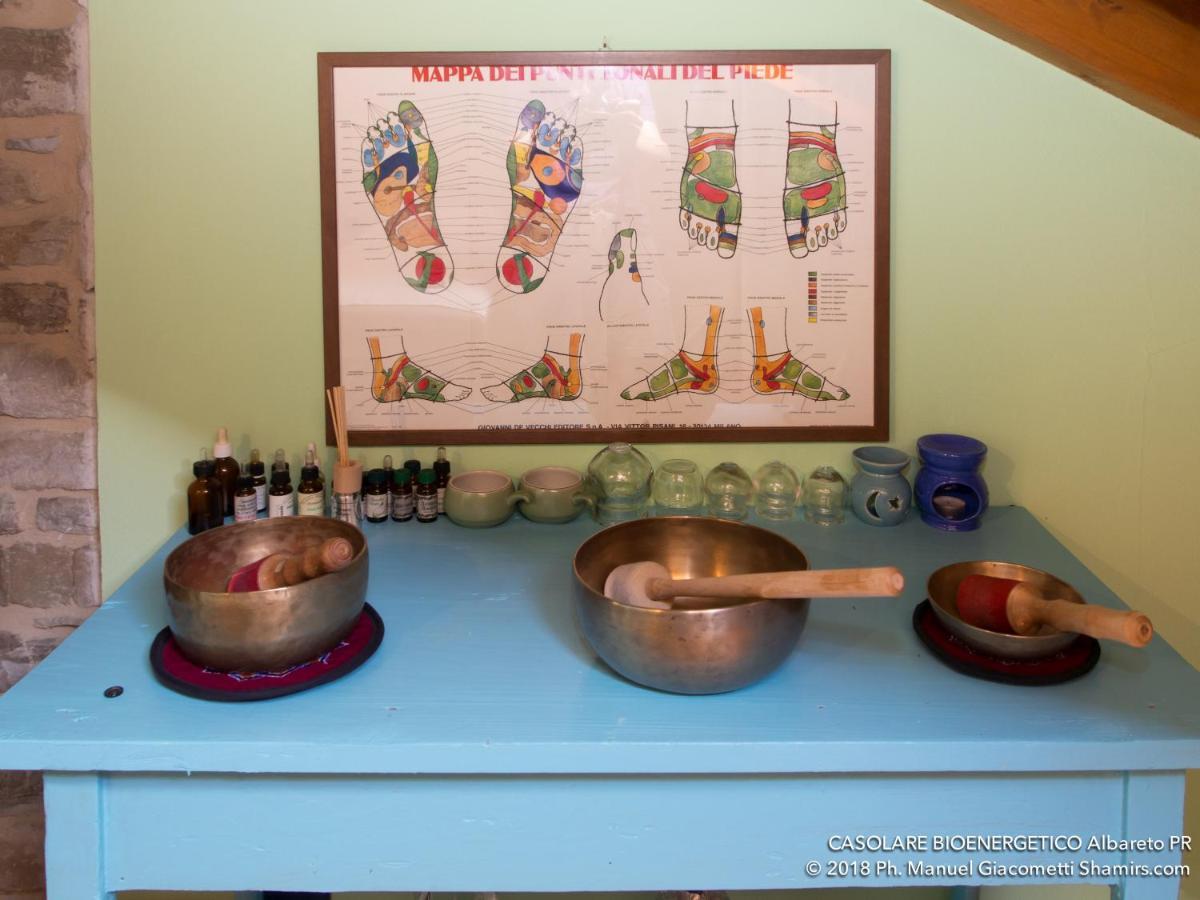 Il Casolare Bioenergetico Bed & Breakfast Albareto  Bagian luar foto