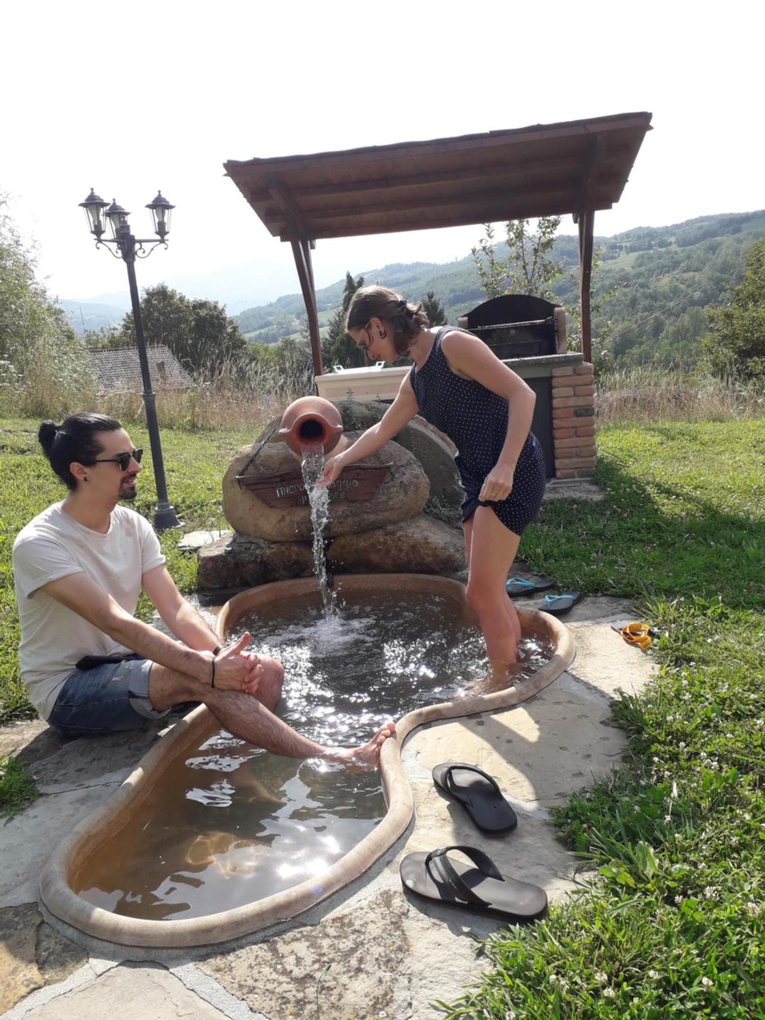 Il Casolare Bioenergetico Bed & Breakfast Albareto  Bagian luar foto