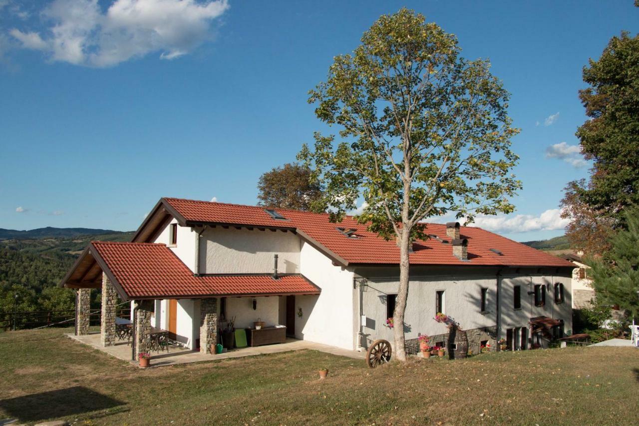 Il Casolare Bioenergetico Bed & Breakfast Albareto  Bagian luar foto